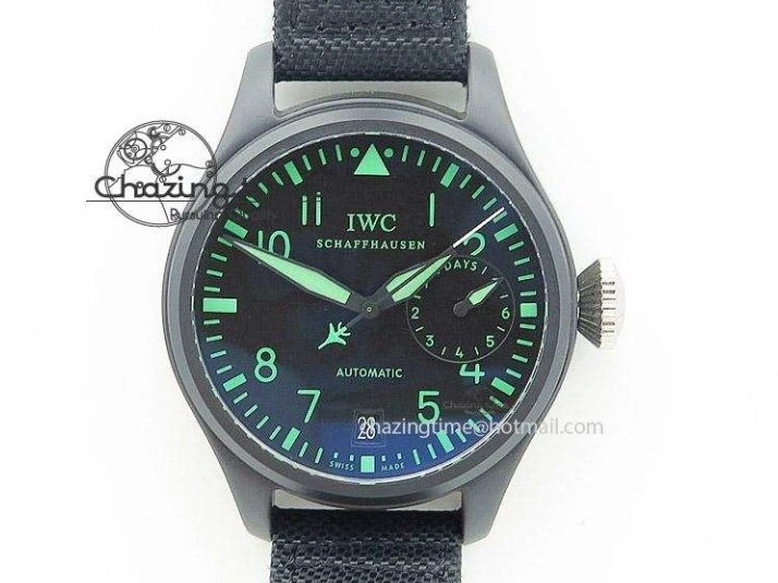 MIROTIME 0123 Portofino IW391001 SS ZK 1:1 Best Edition White Dial Silver Markers on Black Leather Strap A RelaxedFit 7139